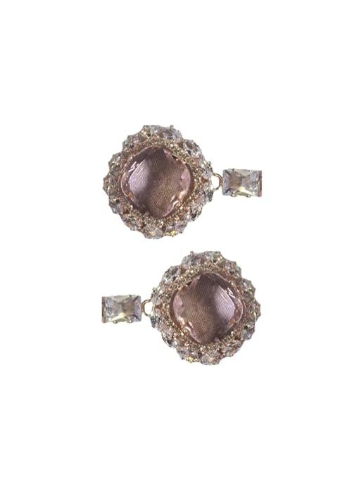 American Diamond Earrings Crystal Drop Earrings, Emerald Stone with Clear Rhinestone Border, Fashion Jewellery for Women's & Girls - Image 17