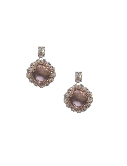 American Diamond Earrings Crystal Drop Earrings, Emerald Stone with Clear Rhinestone Border, Fashion Jewellery for Women's & Girls - Image 16